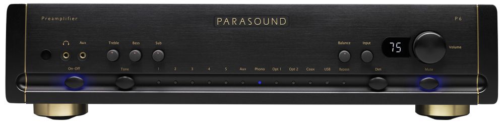Parasound P6 Black предварительный усилитель