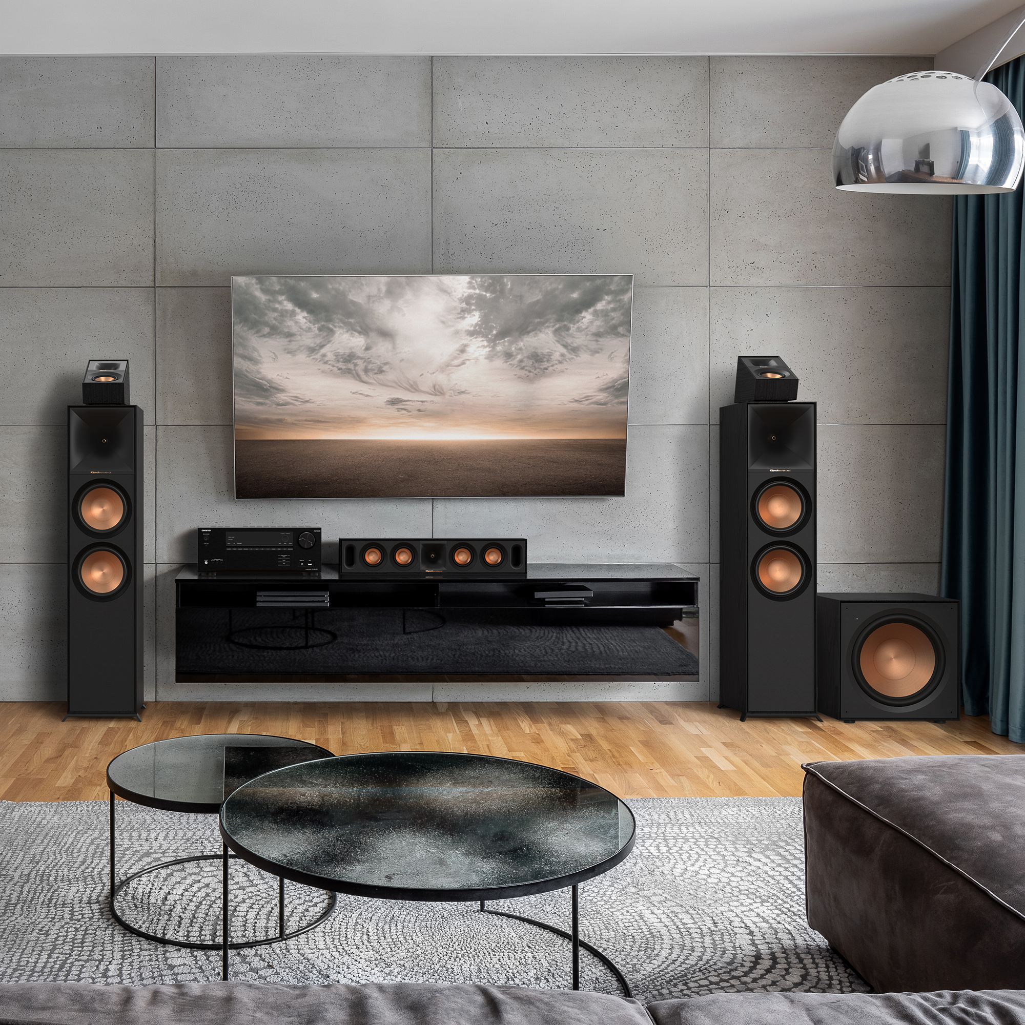 Напольная акустика Klipsch R-800F двухполосная, 450 Вт