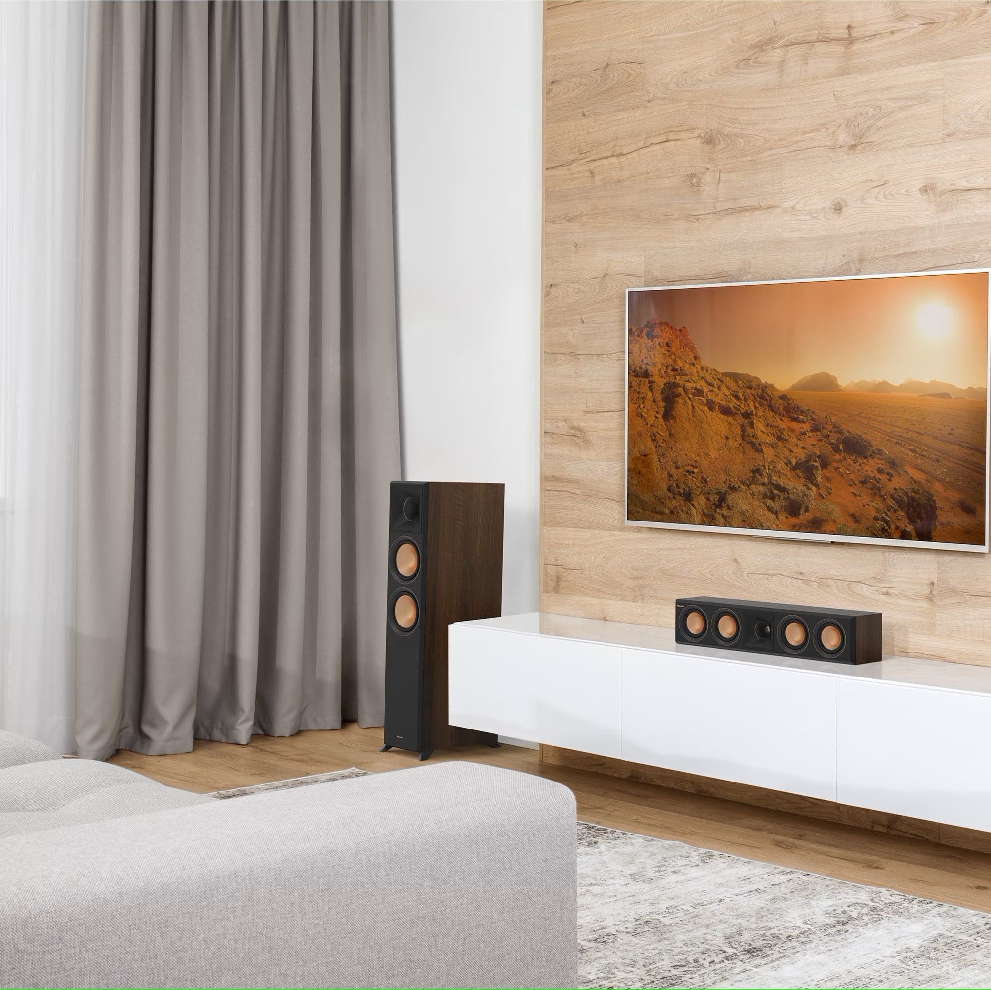 Напольная акустика Klipsch RP-6000F II, корпус из ореха