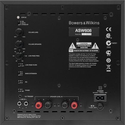 Bowers & Wilkins ASW608 (Black Ash)