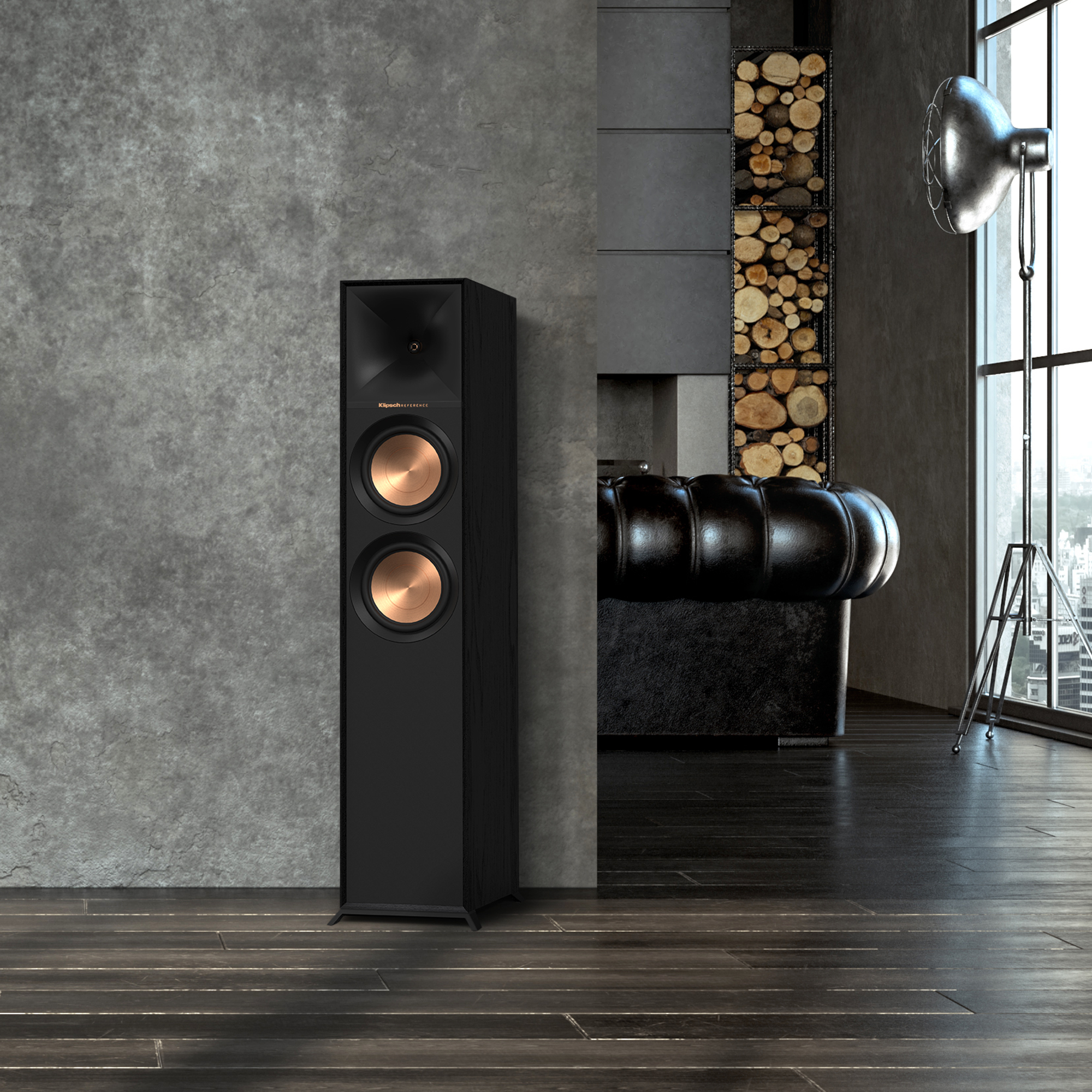 Напольная акустика Klipsch R-605FA с поддержкой Dolby Atmos