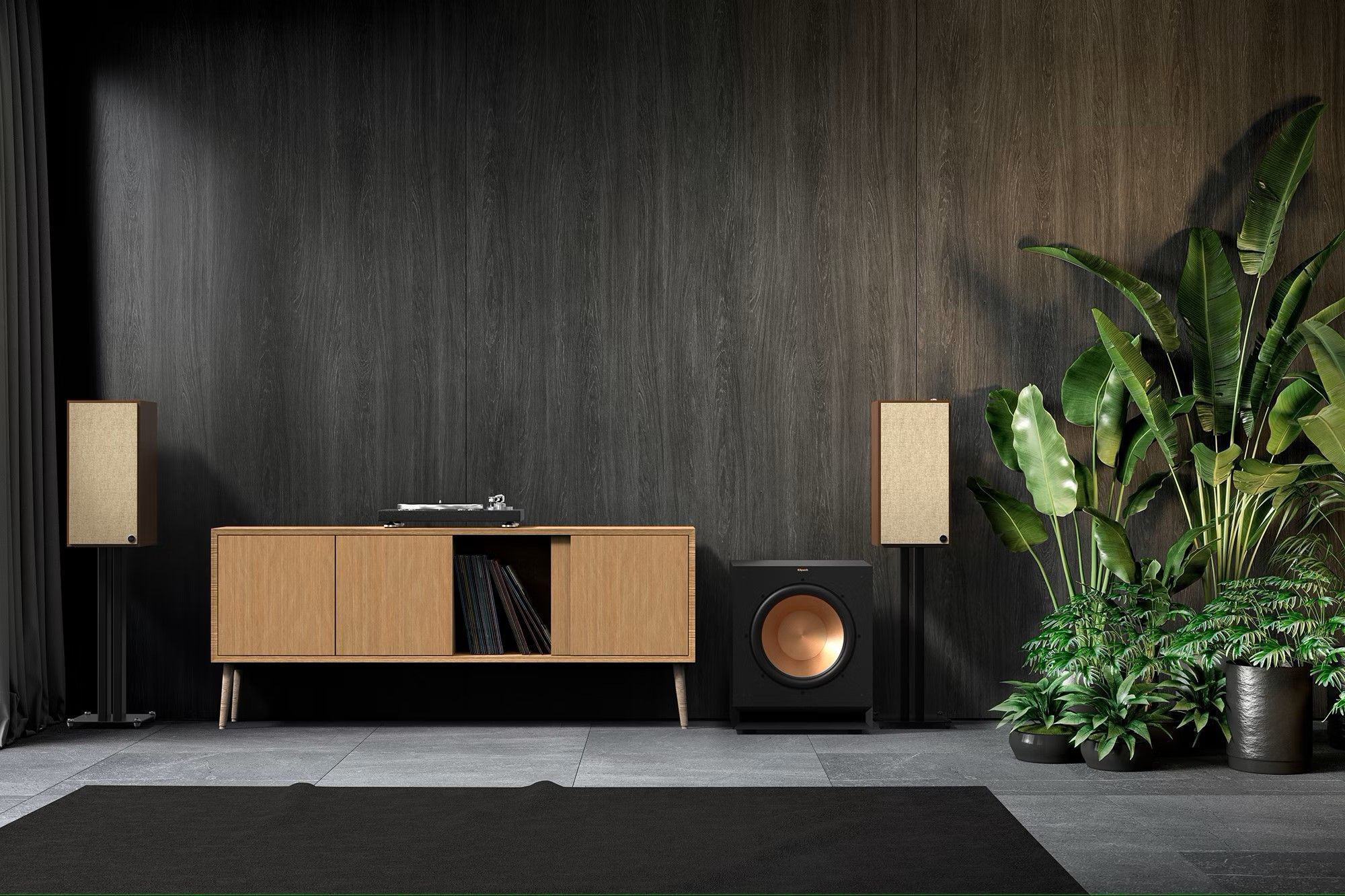 Klipsch The Nines Walnut - полочная активная акустическая система