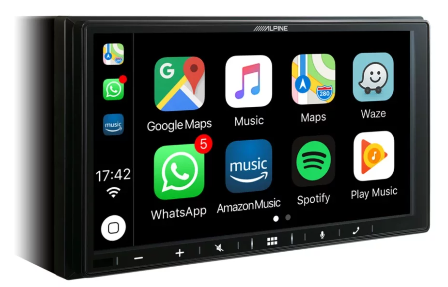 Flash 2-DIN с экраном ALPINE iLX-W650BT Автомагнитола