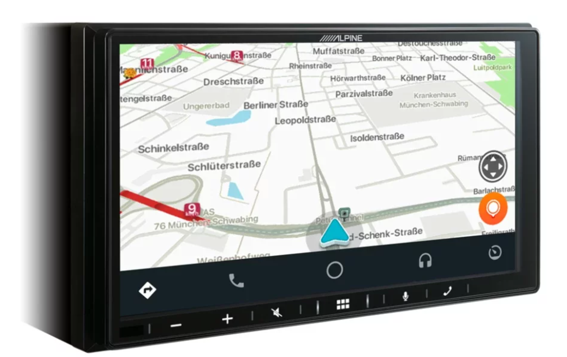 Flash 2-DIN с экраном ALPINE iLX-W650BT Автомагнитола