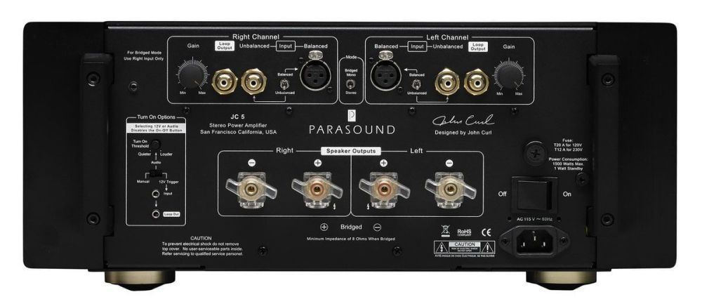 Parasound JC5 black Усилитель мощности