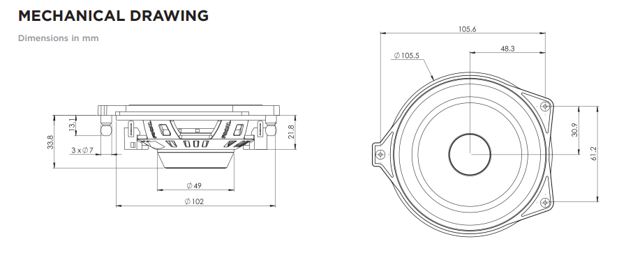 FOCAL ICC MBZ100 Колонки автомобильные
