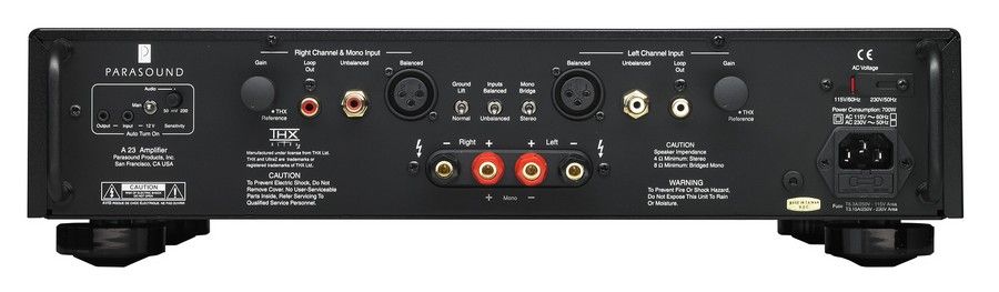 Parasound A23+ Black усилитель мощности
