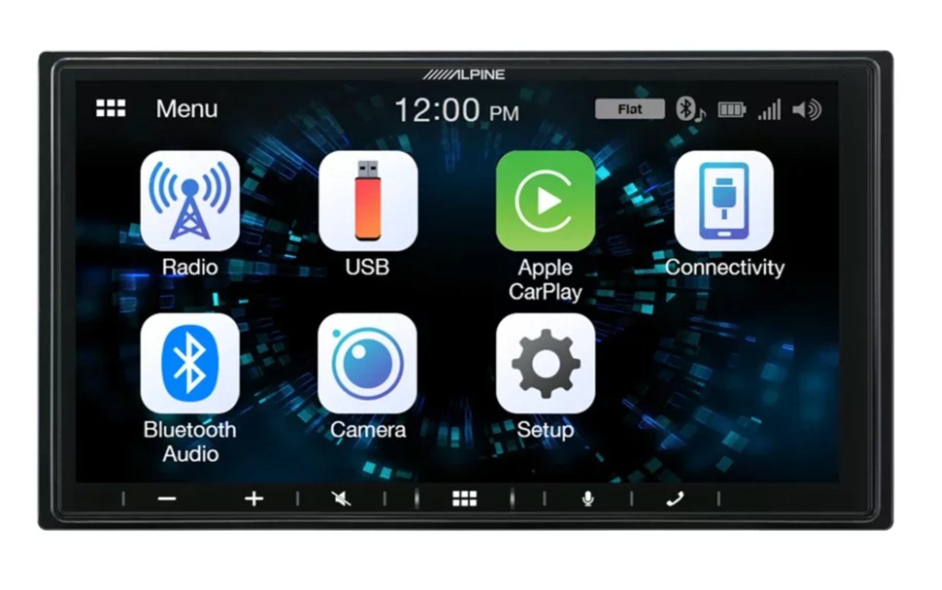 Flash 2-DIN с экраном ALPINE iLX-W650BT Автомагнитола