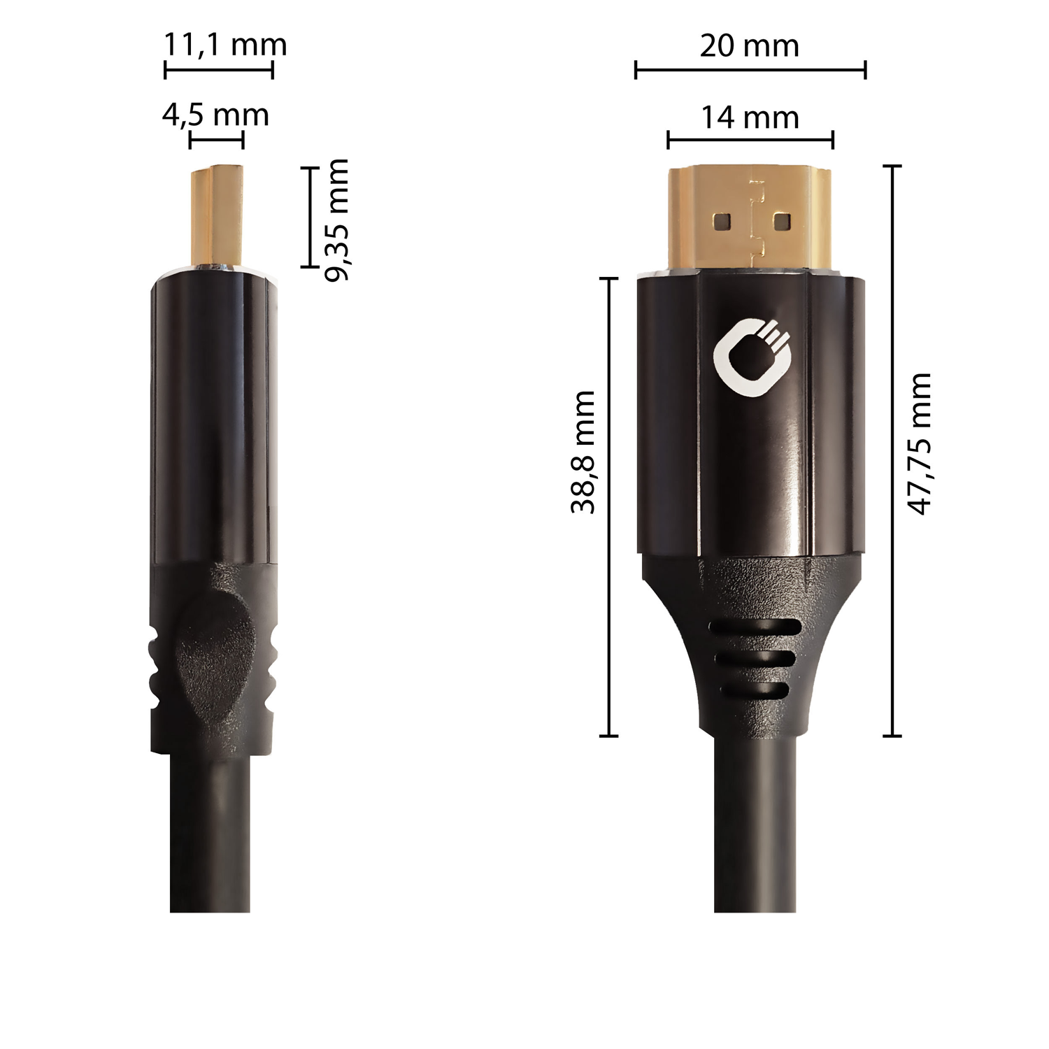 OehlbachPERFORMANCE Black Magic MKII UHS HDMI cable 3,0m black HDMI кабель D1C92495