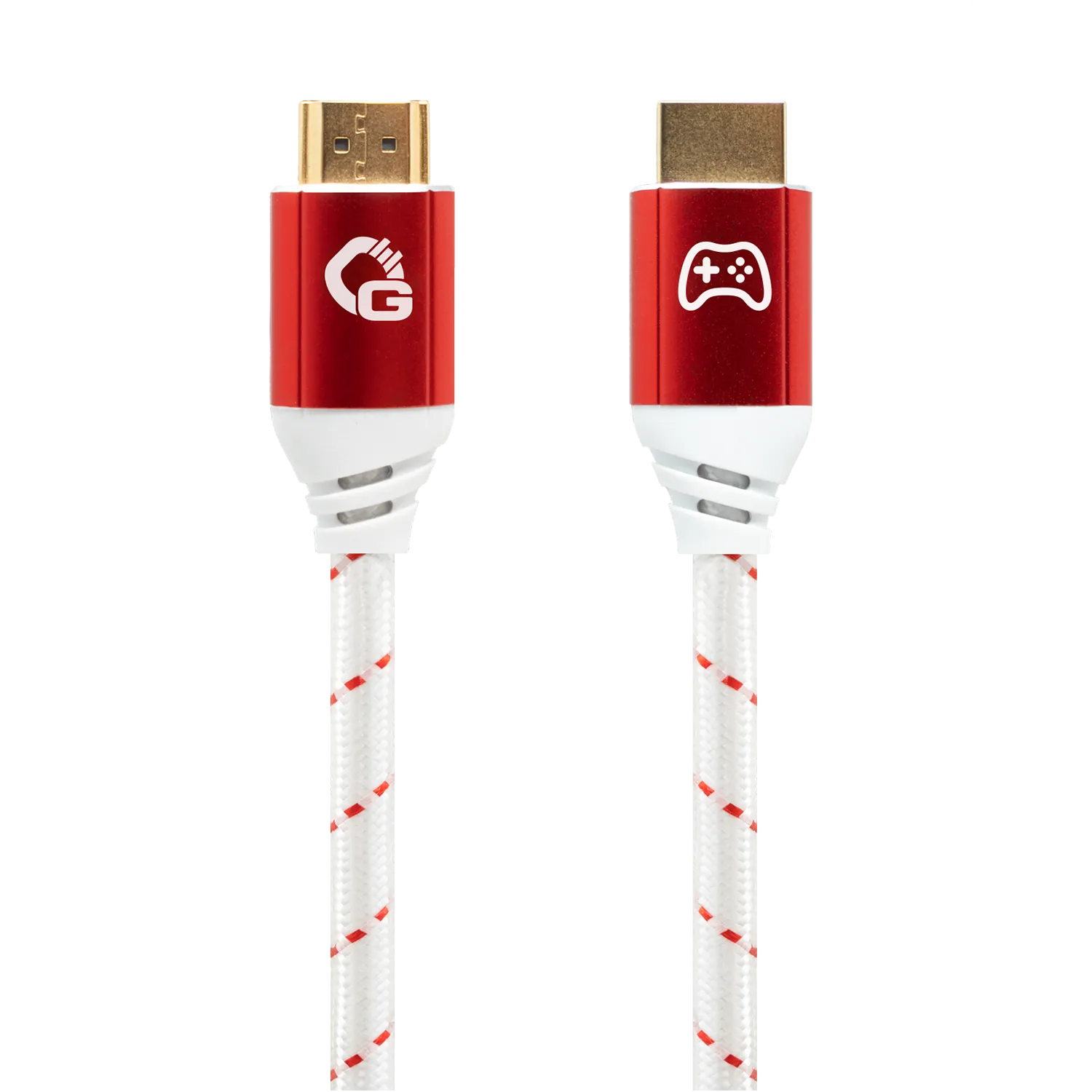 Oehlbach EXCELLENCE Gaming UHD Ultra High-Speed HDMI 2.1b cable 3,0m Red / White D1C42551