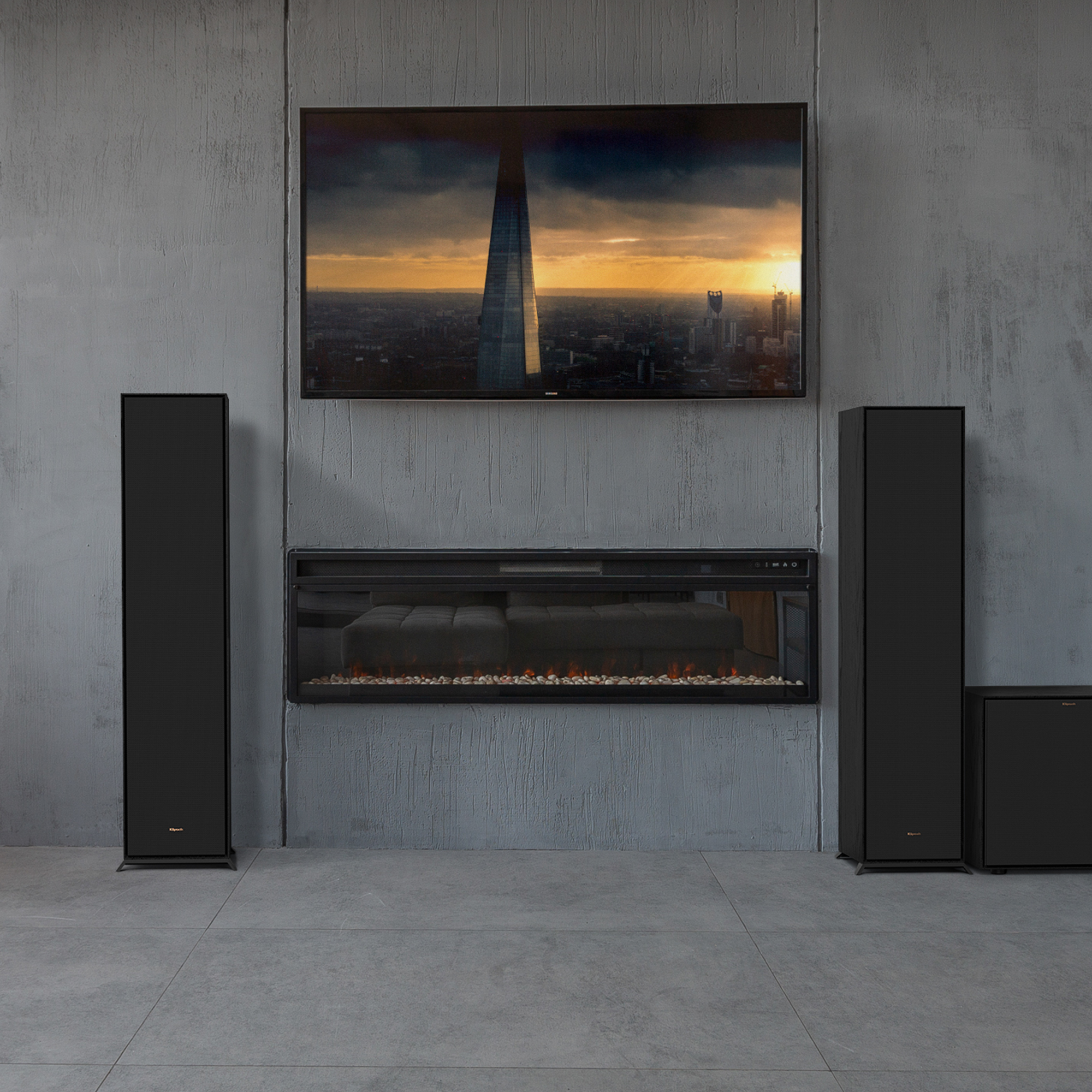 Напольная акустика Klipsch R-800F двухполосная, 450 Вт