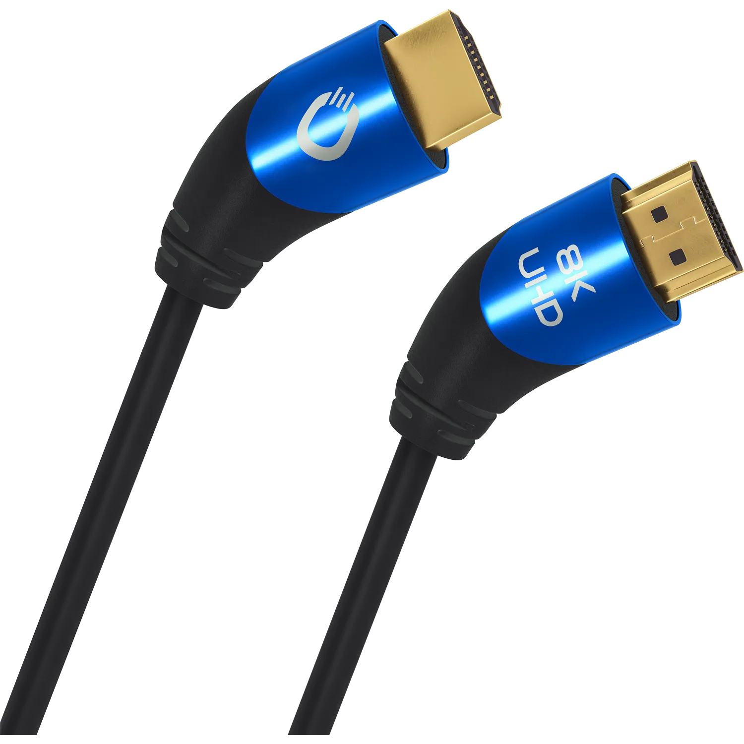 HDMI кабель Oehlbach PERFORMANCE SHAPE MAGIC UHD 40 black UHS HDMI cable 2,0m, D1C42532