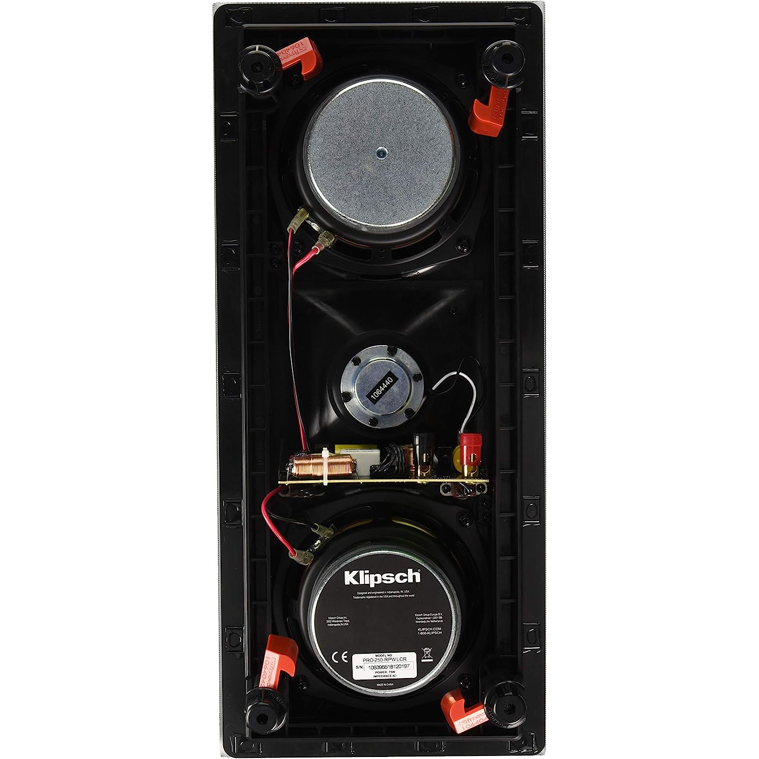 Klipsch PRO-250RPW LCR Встраиваемая в стену акустика