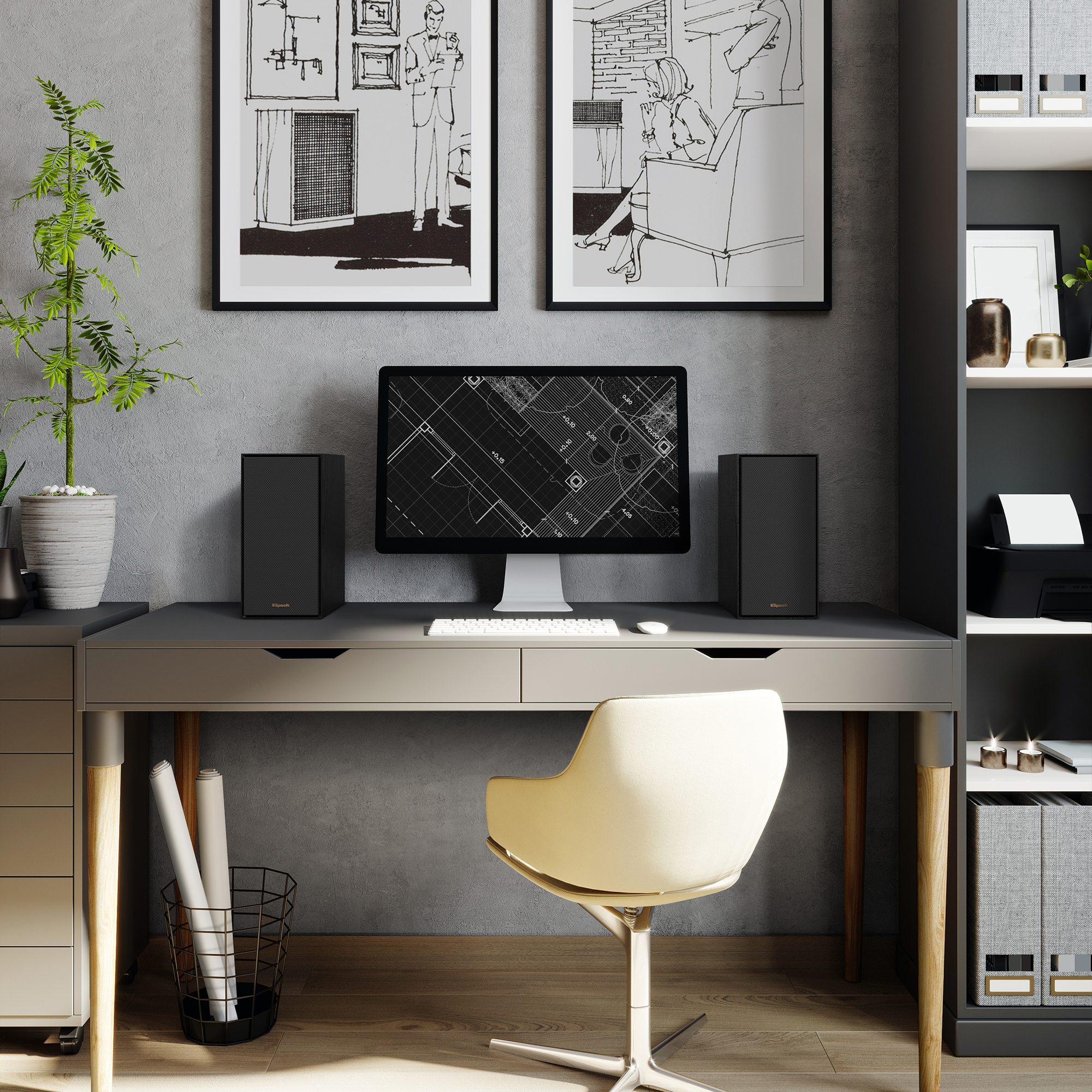 Klipsch R-40PM Полочная акустика