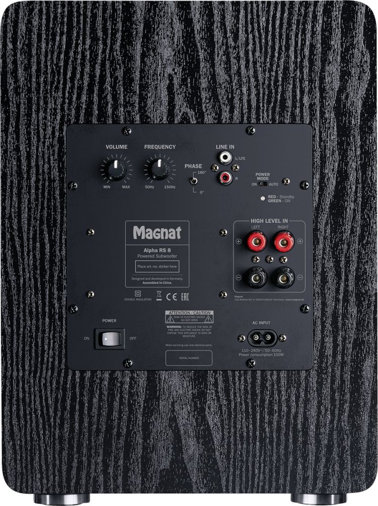 Magnat Alpha RS 8 (Black) Сабвуфер