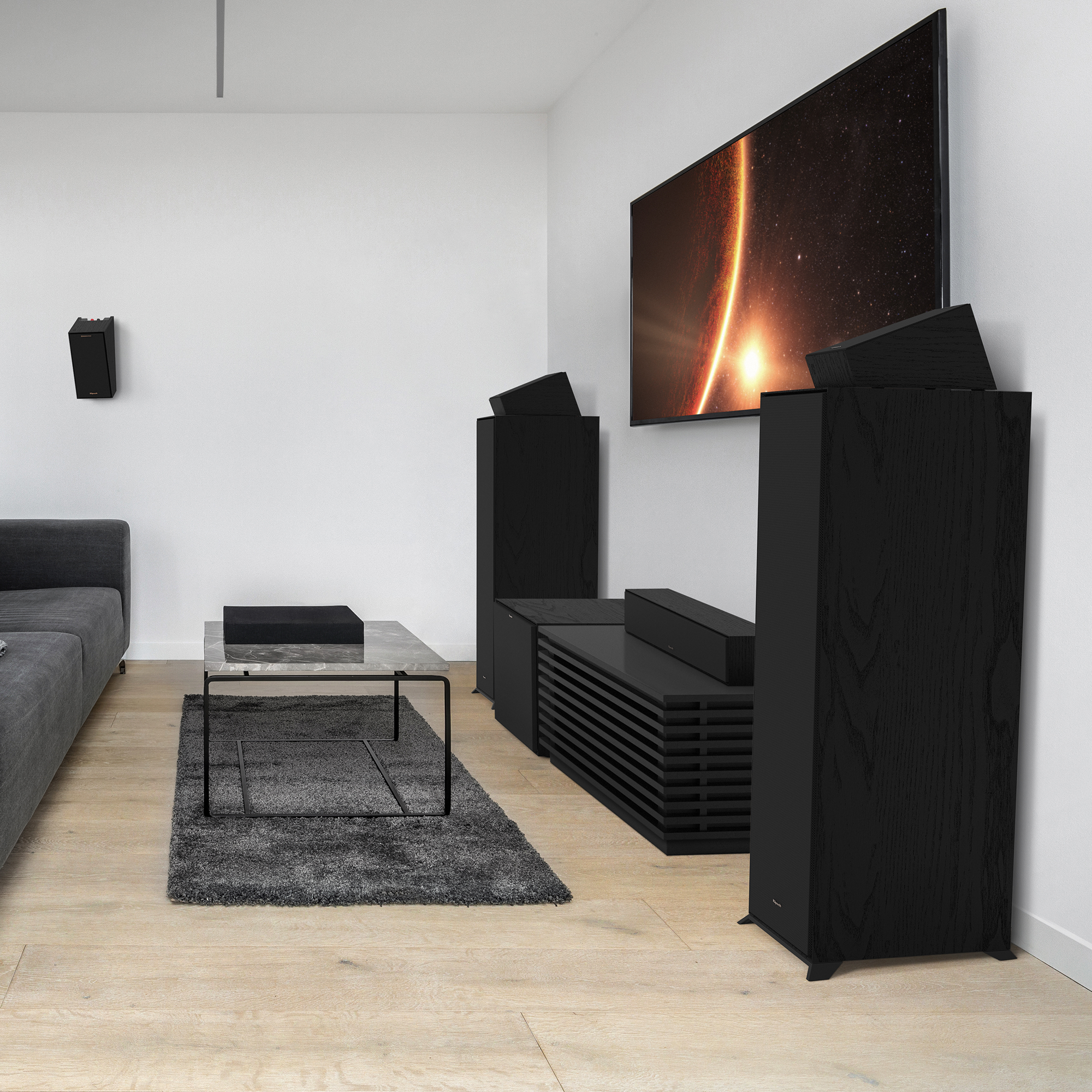 Напольная акустика Klipsch R-800F двухполосная, 450 Вт