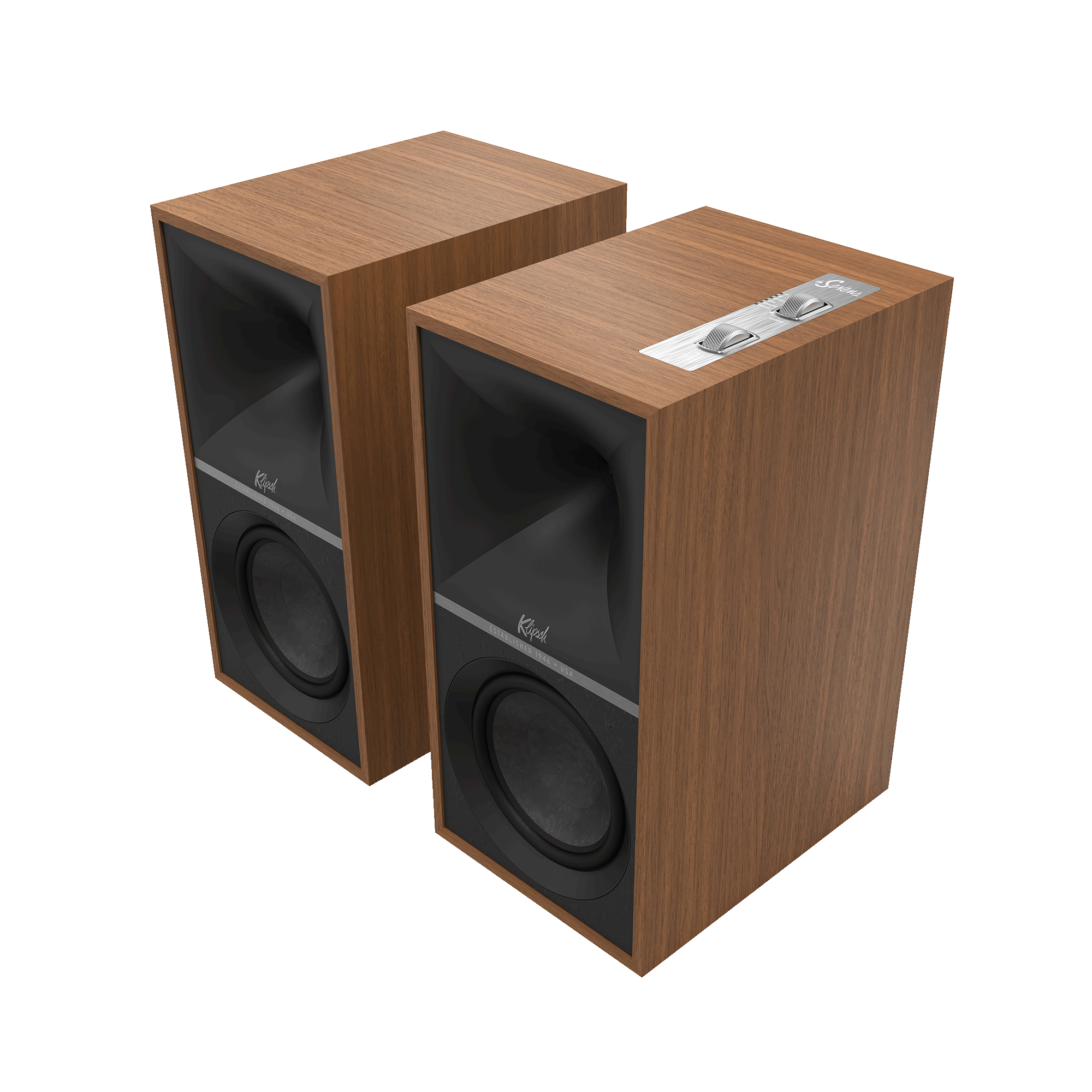 Klipsch The Sevens Walnut - полочная активная акустическая система