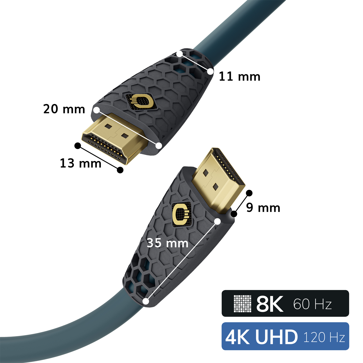 Oehlbach EXCELLENCE Flex Evolution UHD HDMI cable 1,5m HDMI кабель D1C92601