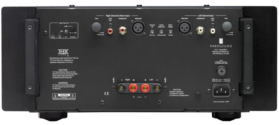 Parasound A21+ Black усилитель мощности