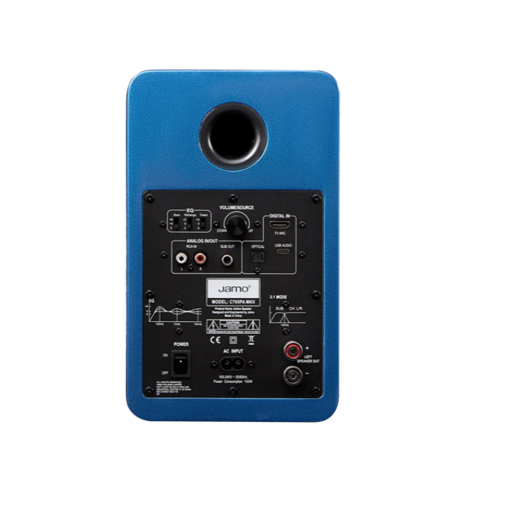 Активная полочные колонки Jamo C705PA MKII Gloss Blue