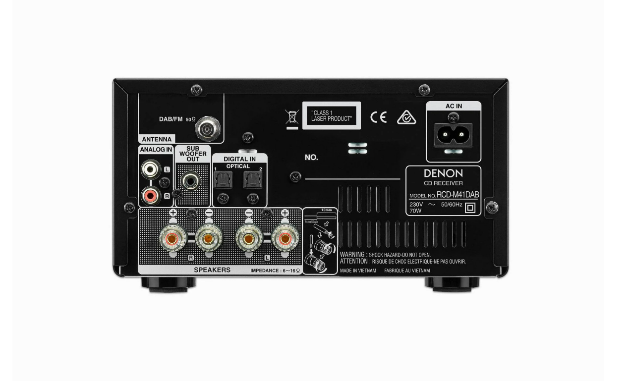 DENON RCD-M41DAB silver CD-ресивер