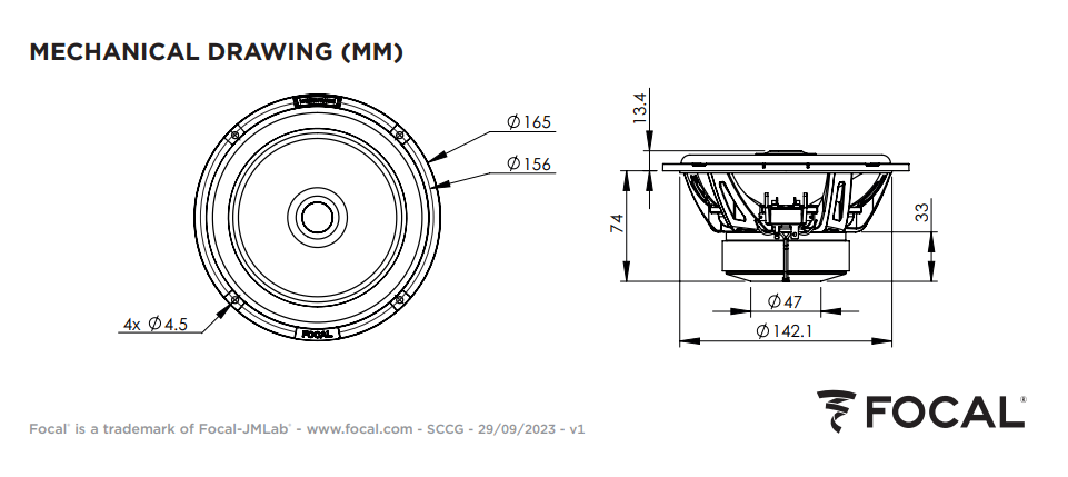 FOCAL EC165K EVO Автоакустика компонентная