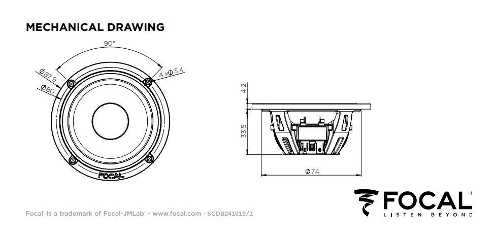 FOCAL PS165F3E Колонки автомобильные