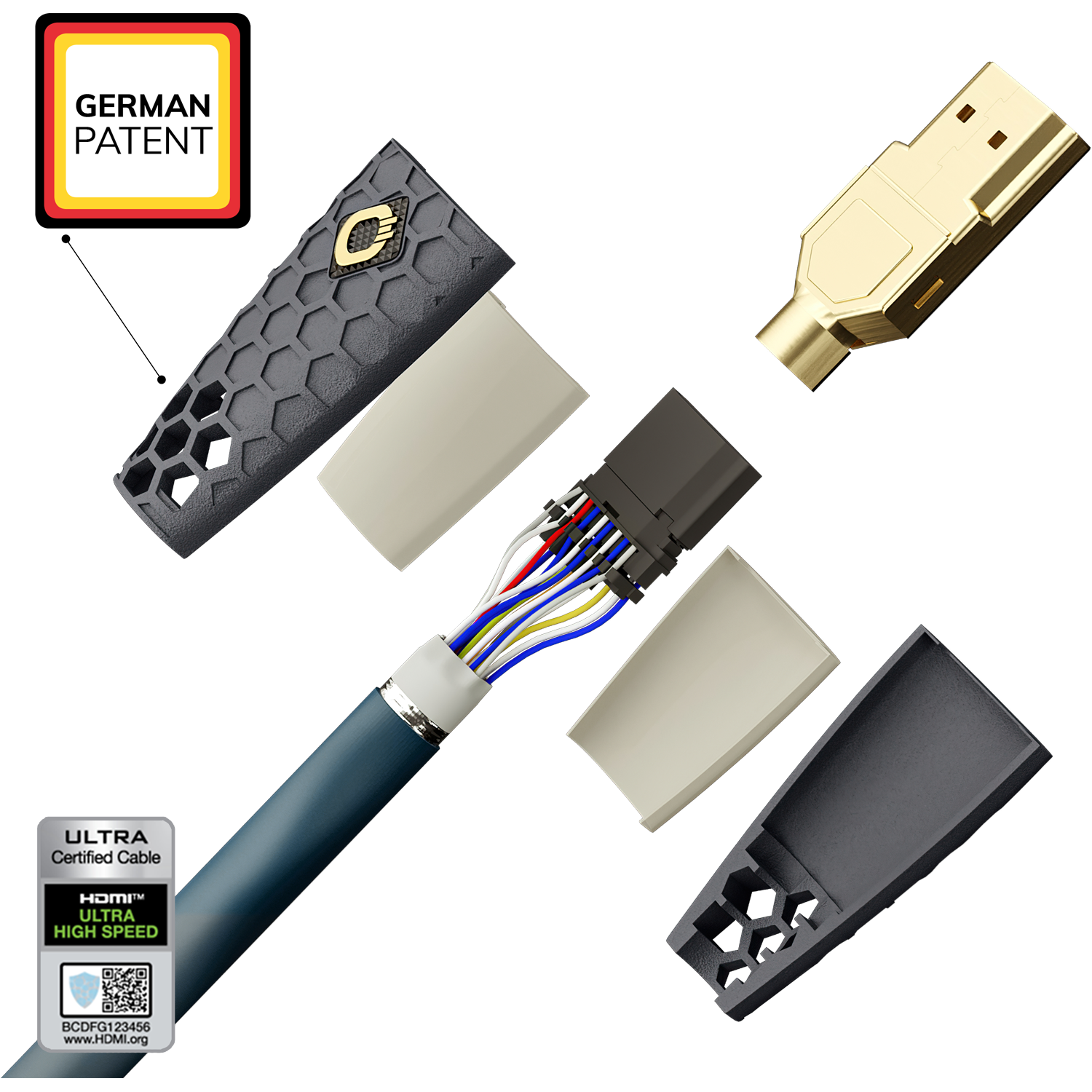 Oehlbach EXCELLENCE Flex Evolution UHD HDMI cable 1,5m HDMI кабель D1C92601