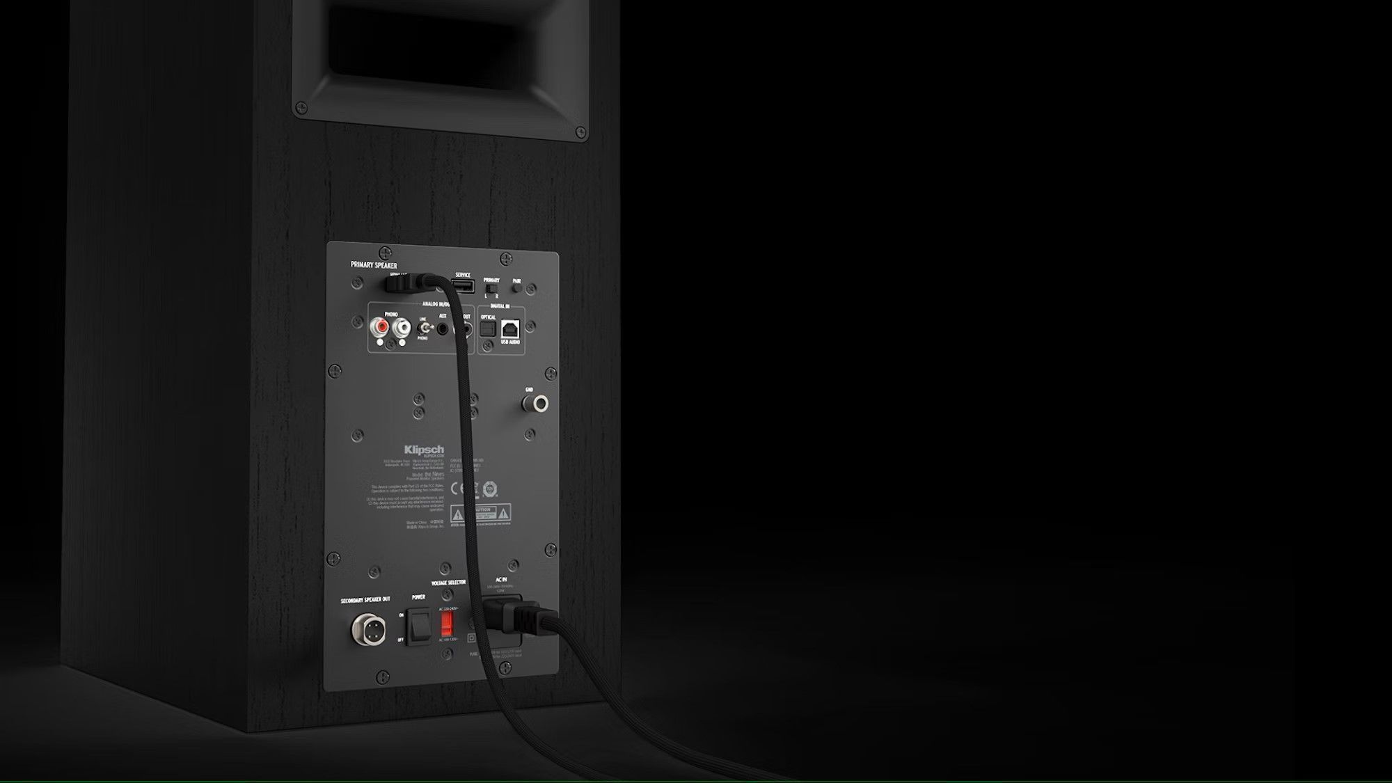 Klipsch The Nines Black - полочная активная акустическая система