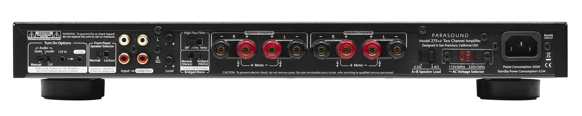 Parasound 275 v2 усилитель мощности