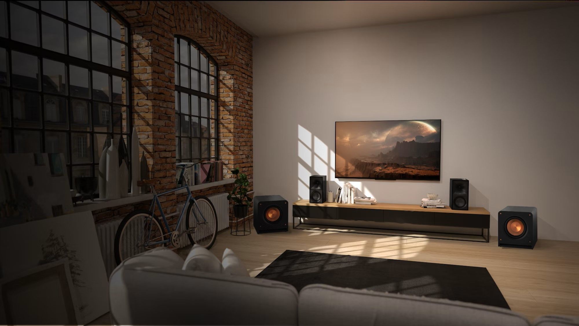 Klipsch The Sevens Black - полочная активная акустическая система