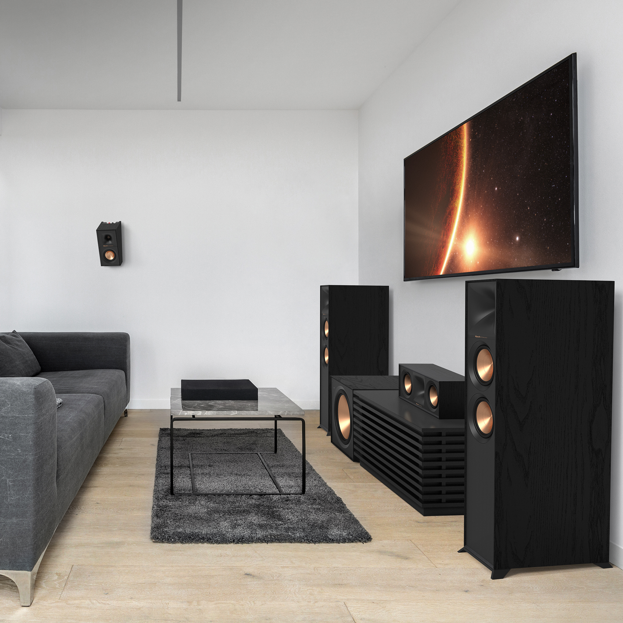 Напольная акустика Klipsch R-605FA с поддержкой Dolby Atmos