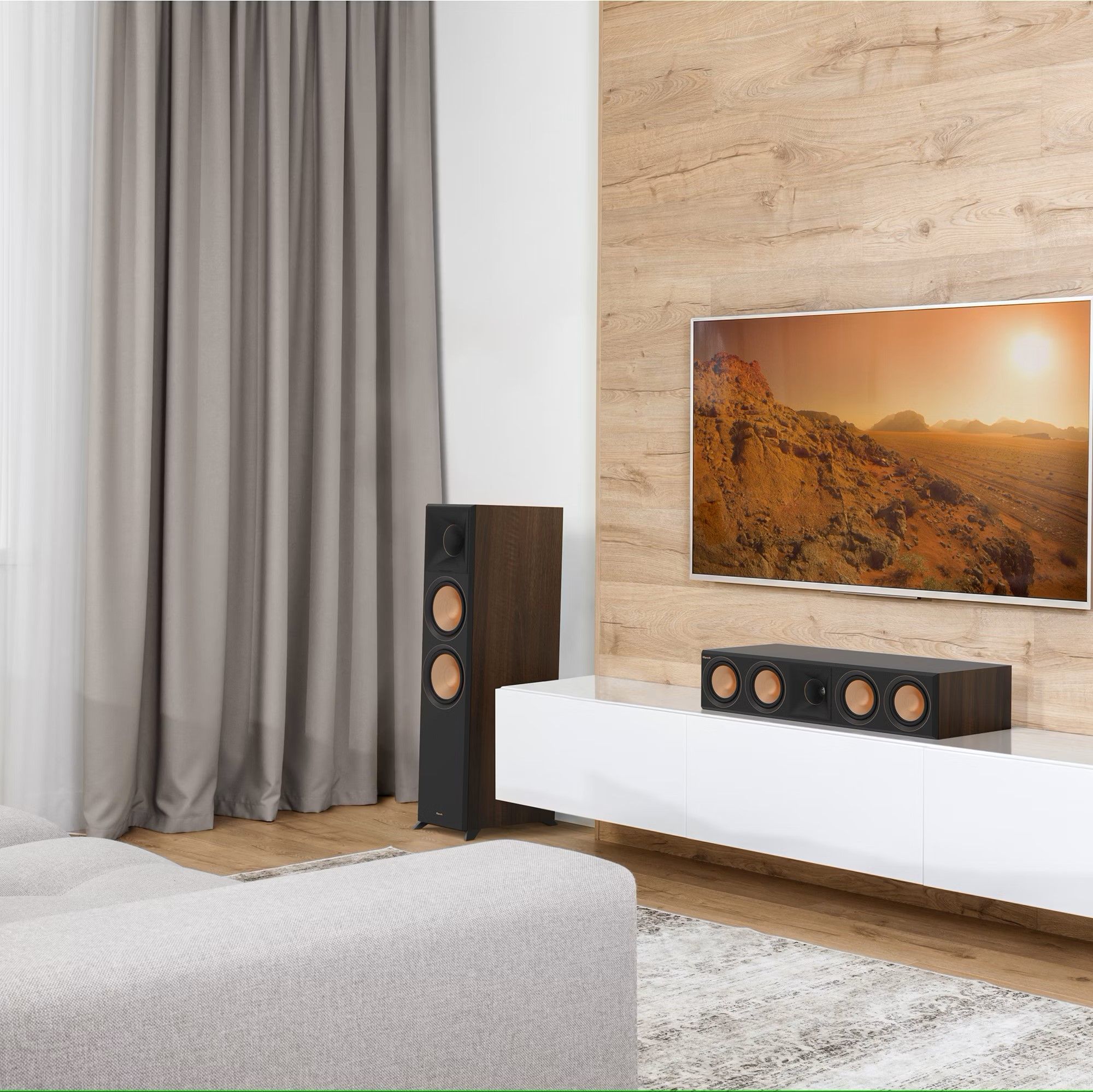 Напольная акустика Klipsch RP-8000F II, корпус ореховый