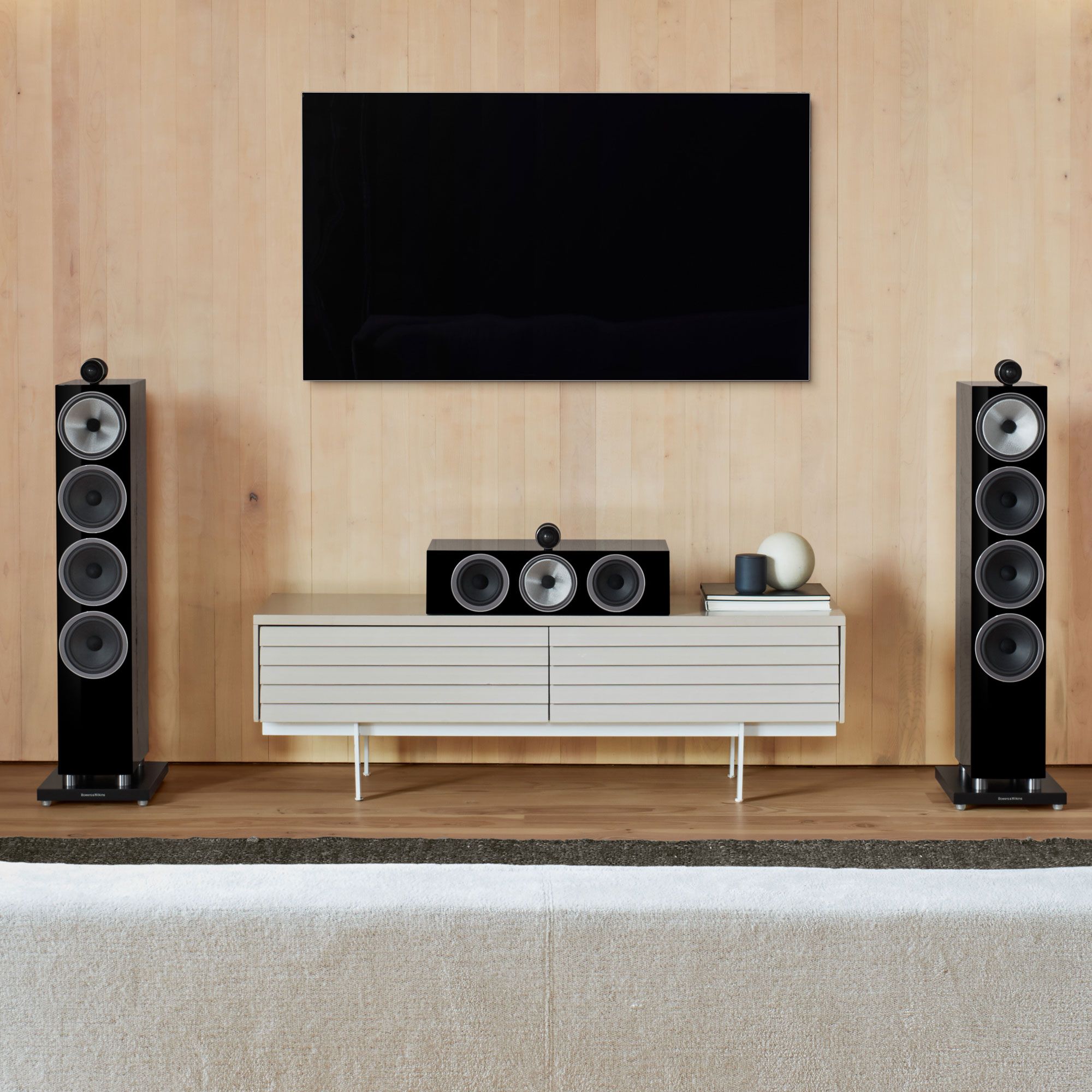 Bowers & Wilkins 702 S3 Glossy Black напольная АС