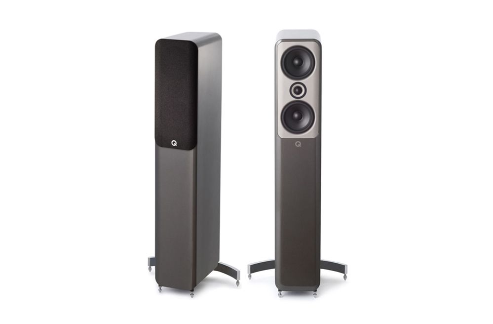 Q Acoustics Concept 50 (QA2952) Gloss Silver напольная 2-полосная АС  серый пара