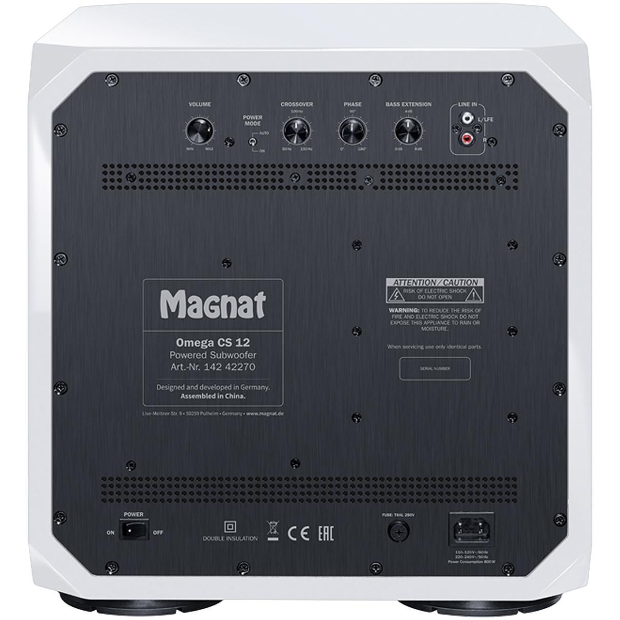 Magnat Omega CS 12 white активный сабвуфер