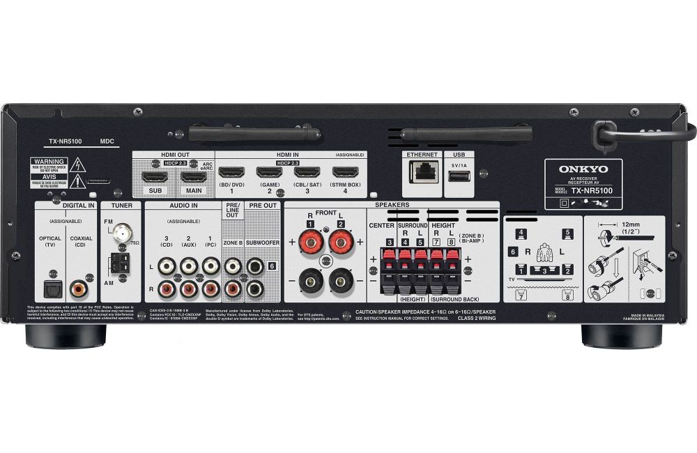 Onkyo TX-NR5100 B M2 Black AV ресивер