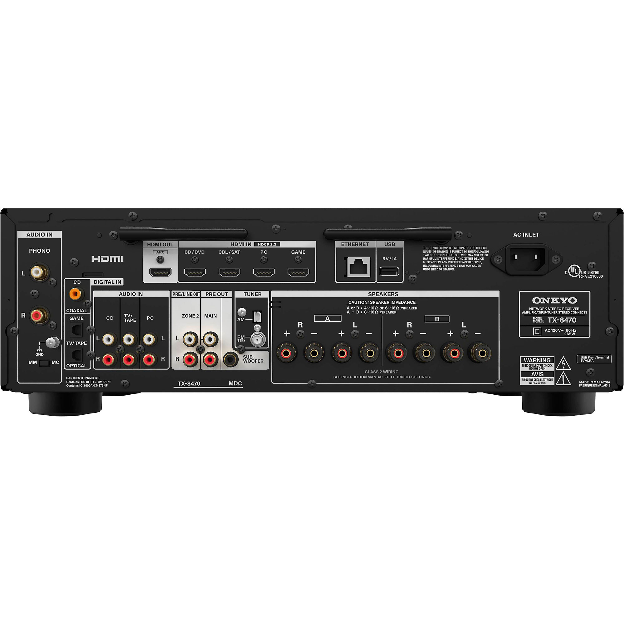 Onkyo TX-8470 Black стереоресивер